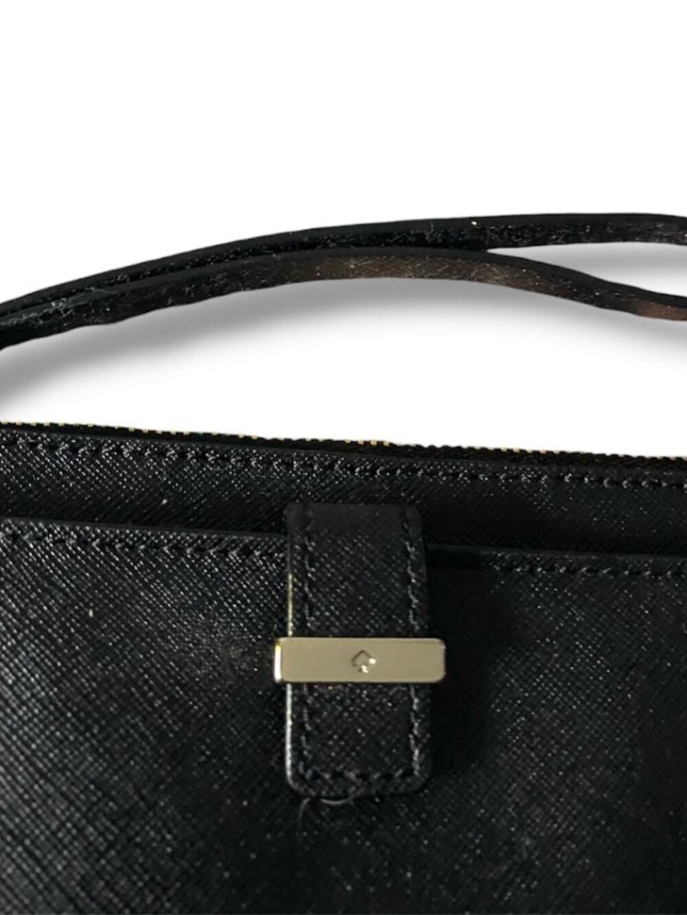 Kate Spade Wallet Wristlet Cedar Street Karolina Rooster Black Leather Newreturn - Picture 4 of 4